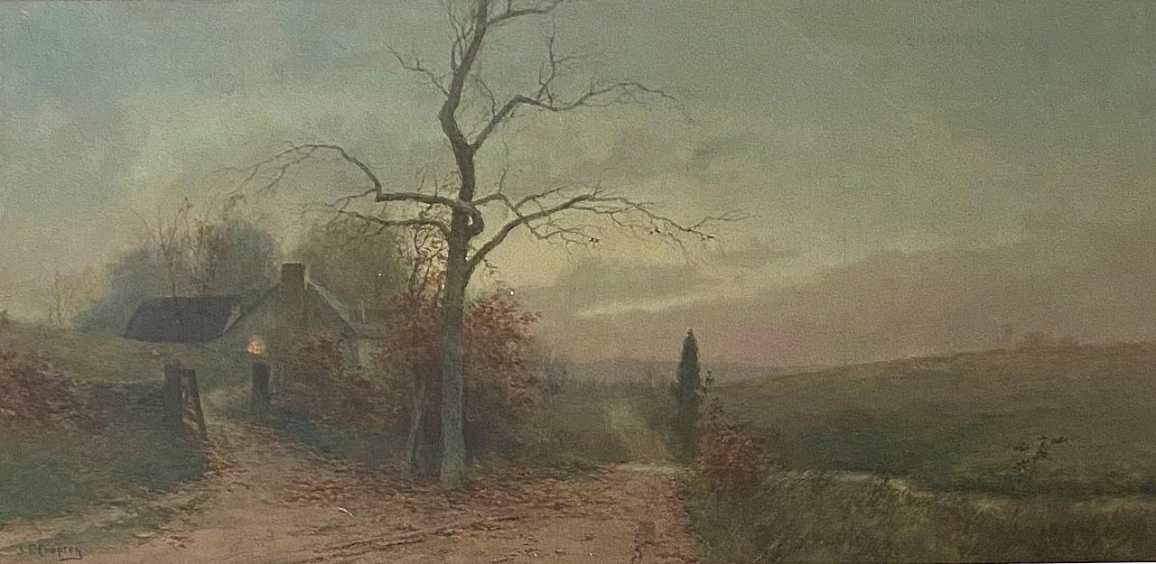 Paesaggio con casolare